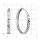 Серебряные серьги TALANT 11-73-0025-40251