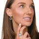 Серебряные серьги TALANT 11-76-0001-15234 с фианитом