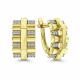 Серьги из лимонного золота Sanis 118-259985 с фианитом