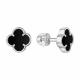 Серьги из белого золота TALANT 12-12-0800-29713 с ониксом