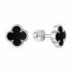 Серьги из белого золота TALANT 12-12-0800-29714 с ониксом