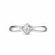 Кольцо из белого золота RoseGrace 12-151-103-1Б с бриллиантом