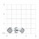 Серебряные серьги TALANT 12-72-0001-15282 с фианитом