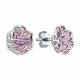 Серебряные серьги TALANT с витражной эмалью и фианитом 12-79-000R-17133