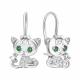 Серебряные серьги TALANT 13-72-0003-28351 с фианитом