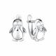 Серебряные серьги TALANT 13-79-0001-27571 с фианитом и эмалью