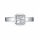 Кольцо из белого золота RoseGrace 14-287-103И4-1Б с бриллиантом