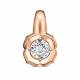 Золотая подвеска RoseGrace 14-292-103И1-3К с бриллиантом