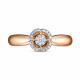 Золотое кольцо RoseGrace 14-295-103ИНВ-1К с бриллиантом