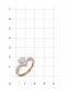 Золотое кольцо RoseGrace 14-334-103-1К с бриллиантом