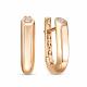 Золотые серьги RoseGrace 14-355-300-2К с фианитом