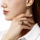 Золотое кольцо RoseGrace 14-375-303-1К-Ч с фианитом