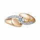 Золотое кольцо RoseGrace 14-376-303-1К с фианитом