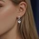 Серебряные серьги TALANT 14-72-0001-11297 с фианитом