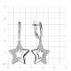 Серебряные серьги TALANT 14-72-0001-15603 с фианитом
