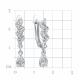 Серебряные серьги TALANT 14-72-0001-15844 с фианитом