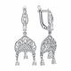 Серебряные серьги TALANT 14-72-0001-17353 с фианитом