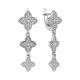 Серебряные серьги TALANT 14-72-0001-17401 с фианитом