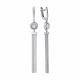 Серебряные серьги TALANT 14-72-0001-26345 с фианитом