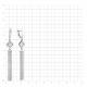 Серебряные серьги TALANT 14-72-0001-26368 с фианитом
