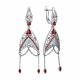 Серебряные серьги TALANT 14-72-0002-17189 с фианитом
