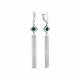 Серебряные серьги TALANT 14-72-0003-26368 с фианитом