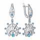Серебряные серьги TALANT 14-72-0009-17354 с фианитом