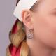 Серебряные серьги TALANT 14-72-0009-17354 с фианитом