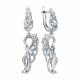Серебряные серьги TALANT 14-72-0009-17359 с фианитом