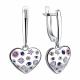 Серебряные серьги TALANT 14-72-000M-17418 с фианитом