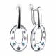 Серебряные серьги TALANT 14-72-000M-17420 с фианитом