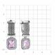 Серебряные серьги TALANT 14-72-000R-15131 с фианитом