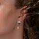 Серебряные серьги TALANT 14-72-0010-17152 с жемчугом