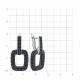 Серебряные серьги TALANT 14-75-0008-17681 с фианитом