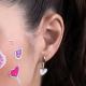 Серебряные серьги TALANT 14-79-0000-15577 с эмалью