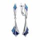 Серебряные серьги TALANT 14-79-0001-17194 с фианитом и эмалью