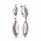 Серебряные серьги TALANT 14-79-0001-17196 с фианитом и эмалью