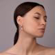 Серебряные серьги TALANT 14-79-0001-17196 с фианитом и эмалью