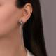 Серебряные серьги TALANT 14-79-0001-17399 с фианитом и эмалью