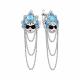 Серебряные серьги TALANT 14-79-0009-17350 с фианитом