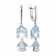 Серебряные серьги TALANT 14-79-0009-17352 с фианитом