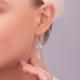 Серебряные серьги TALANT 14-79-0009-17352 с фианитом