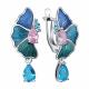 Серебряные серьги TALANT 14-79-000M-17128 с фианитом