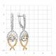 Серебряные серьги TALANT 14-7O-0000-17347 с эмалью