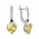 Серебряные серьги TALANT 14-7М-0005-17442 с фианитом