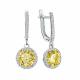 Серебряные серьги TALANT 14-7М-0005-17443 с фианитом