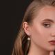 Серебряные серьги TALANT 14-7М-0005-17445 с фианитом