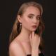 Серебряные серьги TALANT 14-7М-0005-17445 с фианитом