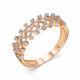 Золотое кольцо АЛЬКОР 14032-100 с бриллиантом