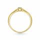 Золотое помолвочное кольцо АЛЬКОР с бриллиантом 14041-100